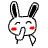 Emoticon gifs conejos